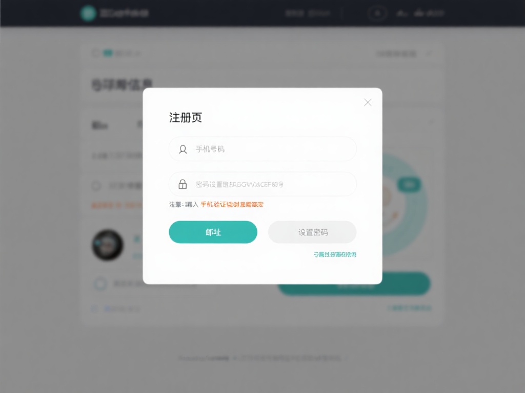 填写基本信息
在注册页面，你需要输入一些基本信息