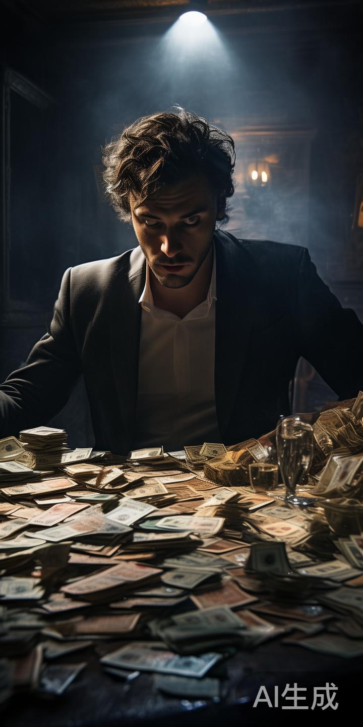 在某次个人的赌徒经验中，某玩家因为连续几场比赛的胜